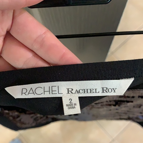 Black sequin Short Skirt - Rachel Roy - Picture 3 of 3